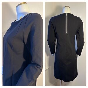 J. CREW Factory Structured Minimal Long Sleeve Sheath Mini